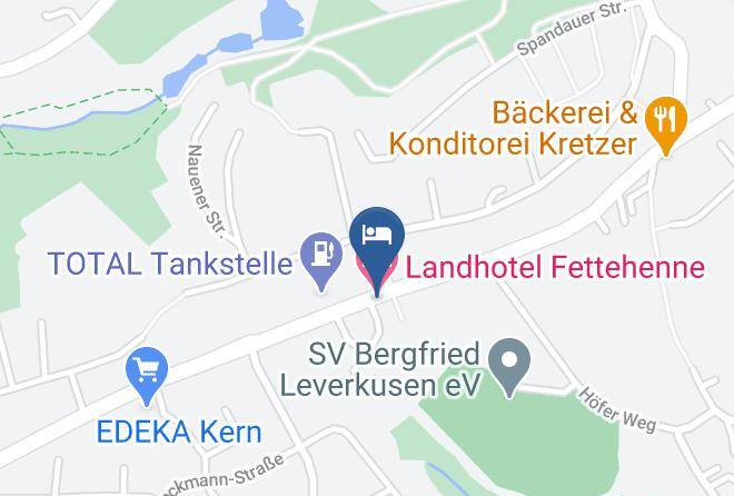 Leverkusen - Landhotel Fettehenne Maps