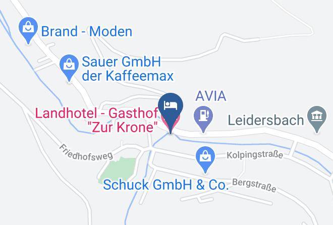Landhotel Gasthof Zur Krone Map