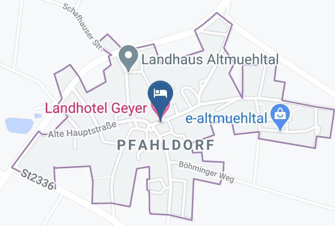 Eichstatt - Landhotel Geyer Maps