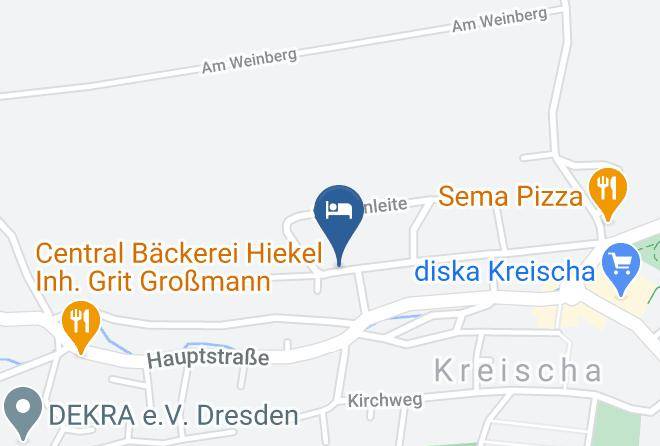 Sachsische Schweiz Osterzgebirge - Landhotel Krauterberg'l Kreischa Maps