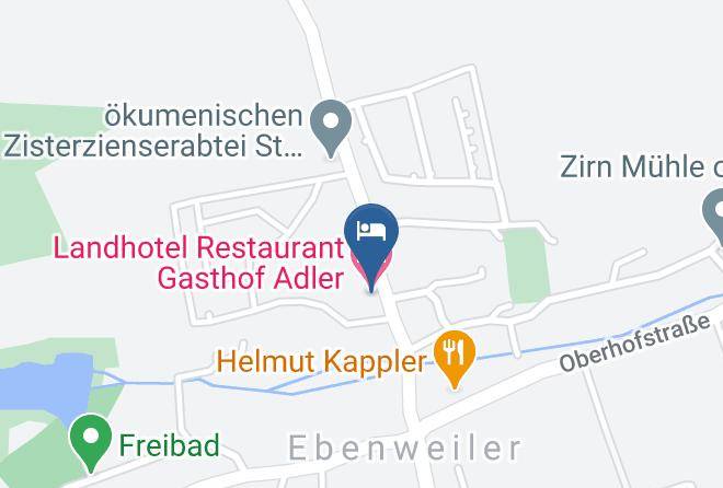 Landhotel Restaurant Gasthof Adler Map