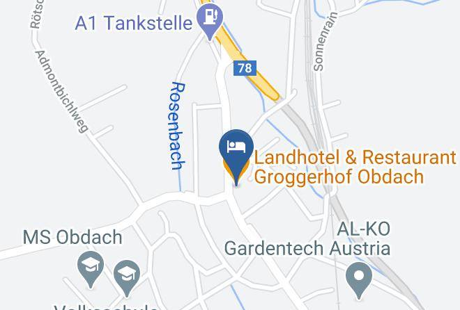Murtal District - Landhotel & Restaurant Groggerhof Obdach Maps