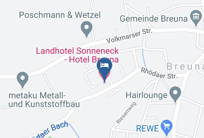 Kassel - Landhotel Sonneneck Hotel Breuna Maps
