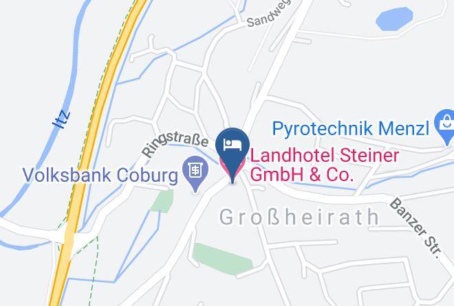 Coburg - Landhotel Steiner Gmbh & Co Kg Maps