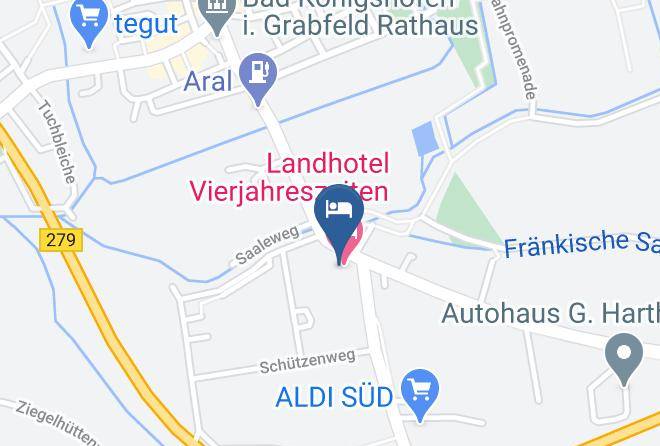 Rhon Grabfeld - Landhotel Vierjahreszeiten Maps
