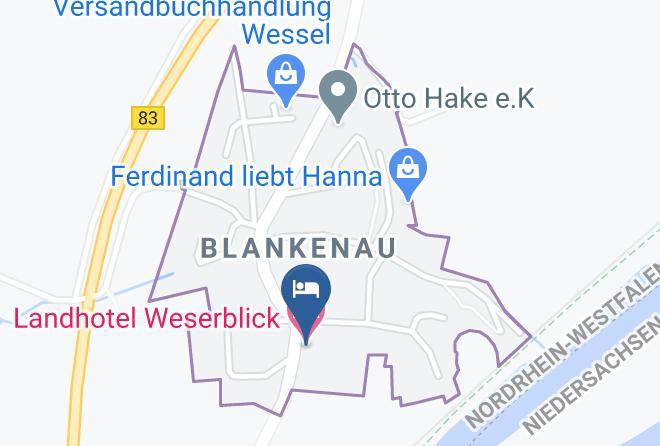 Hoxter - Landhotel Weserblick Maps