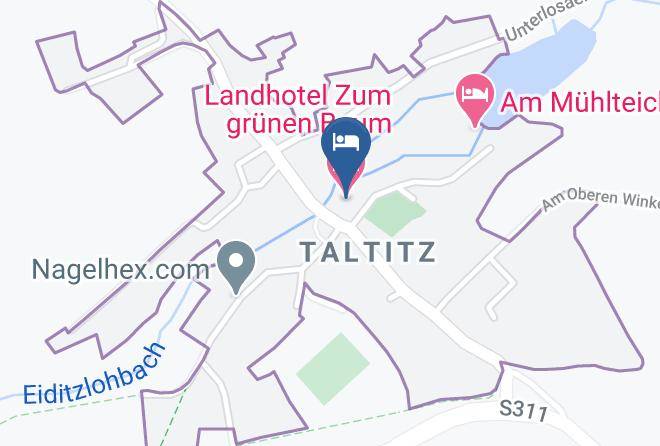 Vogtlandkreis - Landhotel Zum Grunen Baum Maps