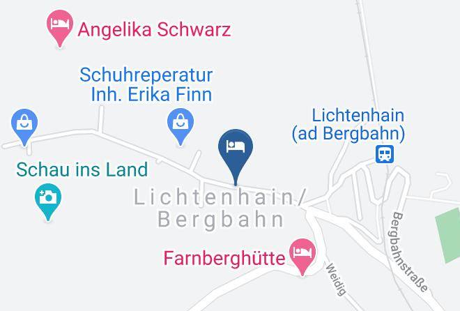 Landhotel Zur Bergbahn Map
