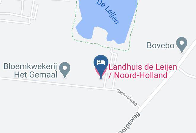 Landhuis De Leijen Noord Holland Map