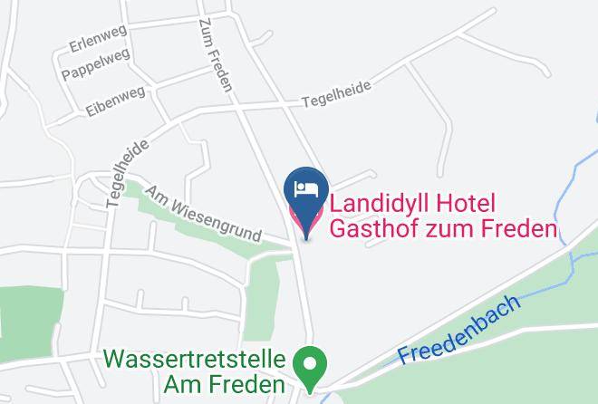 Osnabruck - Landidyll Hotel Gasthof Zum Freden Maps