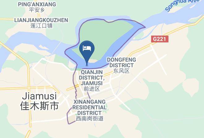 Jiamusi - Landing Xinyue Hotel Maps