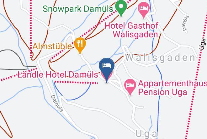 Bregenz - Landle Hotel Damuls Maps