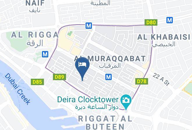 Dubai - Landmark Premier Hotel Maps