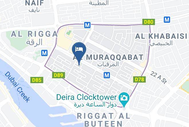 Dubai - Landmark Summit Hotel Maps