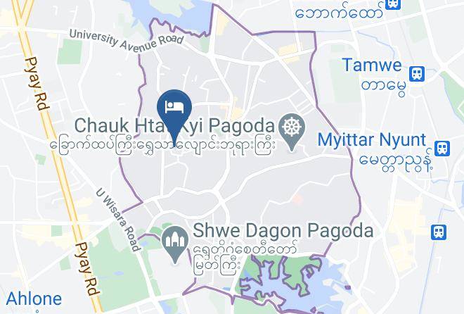 Yangon West - Landmark Hotel Maps