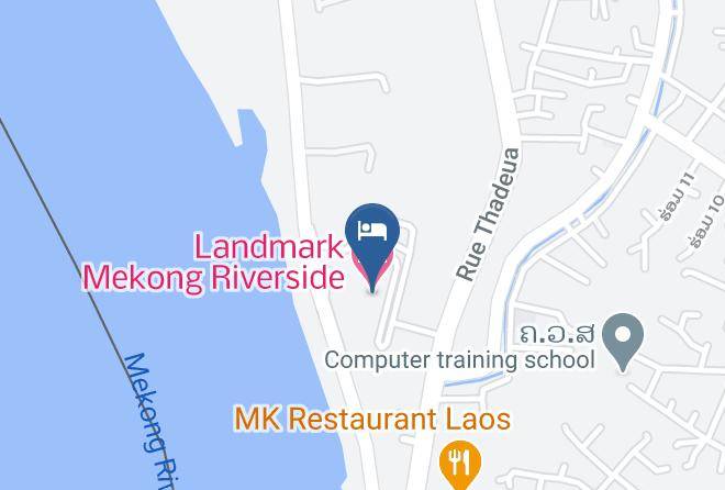 Vientiane - Landmark Mekong Riverside Hotel Maps