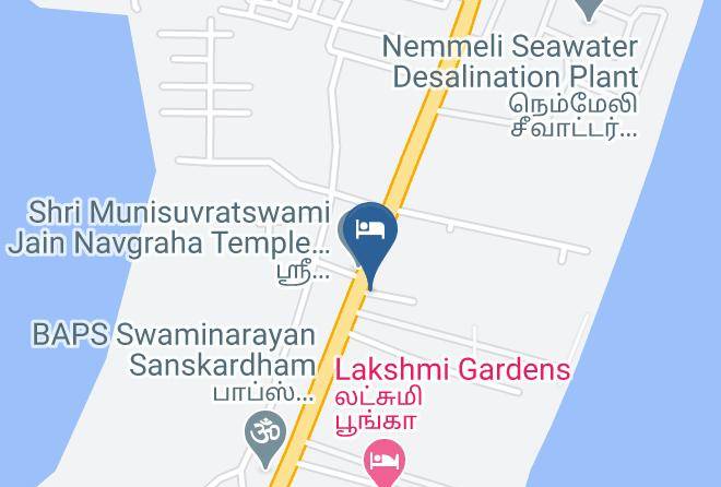 Chengalpattu - Landmark Pallavaa Beach Resort Maps