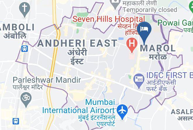 Mumbai - Bollywood Design Hotel Landmark Suites Maps