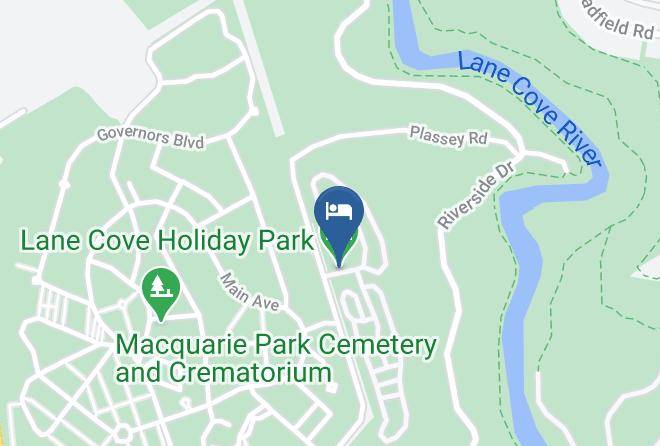 Ryde - Lane Cove Holiday Park Maps