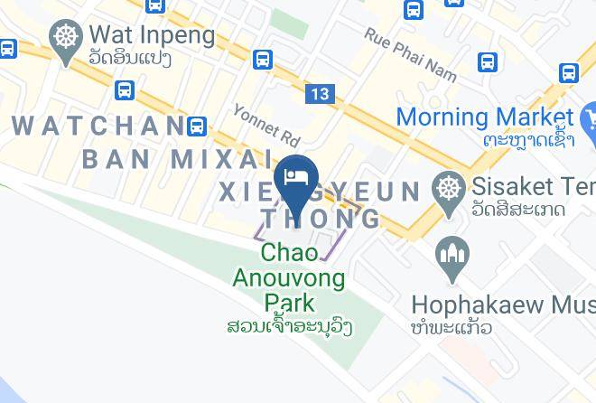 Vientiane - Lane Xang Hotel Maps