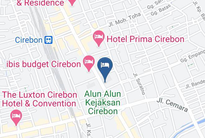 Cirebon Regency - Langensari Cafe And Resto Maps