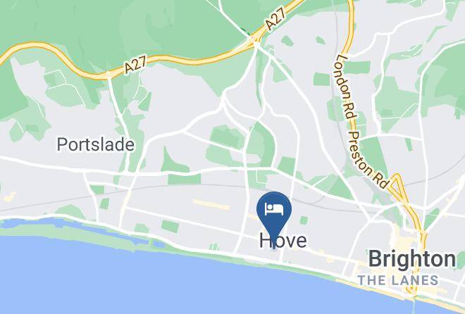 Brighton And Hove - Langfords Hotel Maps
