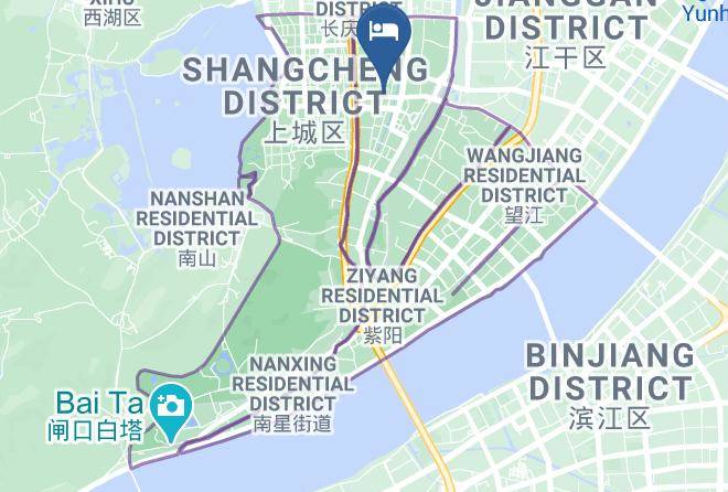 Hangzhou - Langham Business Hotel In Hangzhou Maps