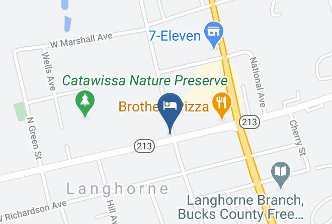 Bucks - Langhorne Hotel Tavern & Restaurant Maps