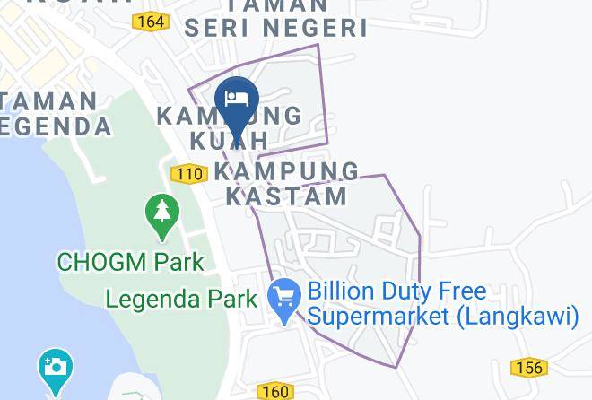 Langkawi Seaview Hotel Map