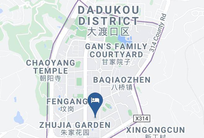 Dadukou District - Langlai Boutique Hotel Maps