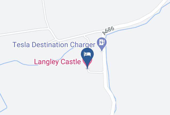 Northumberland - Langley Castle Hotel Maps