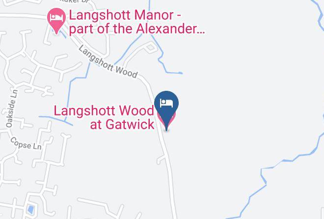 Surrey - Langshott Wood At Gatwick Maps