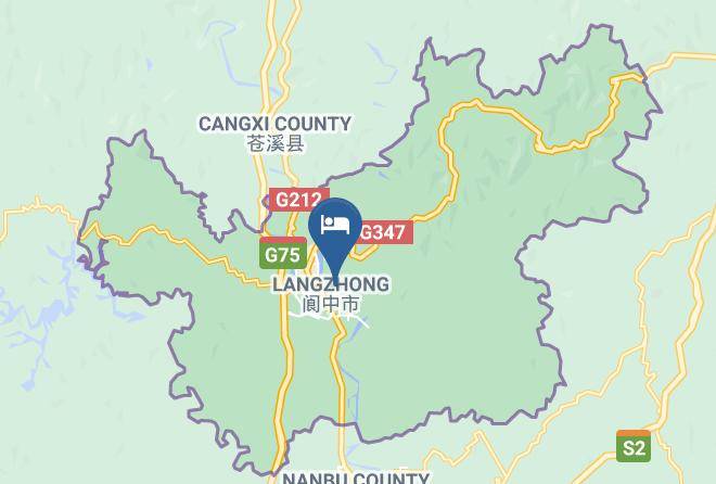 Langzhong Yunxi Hotel Map