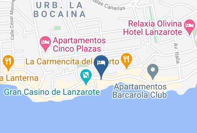 Las Palmas - Lani's Suites Deluxe Maps