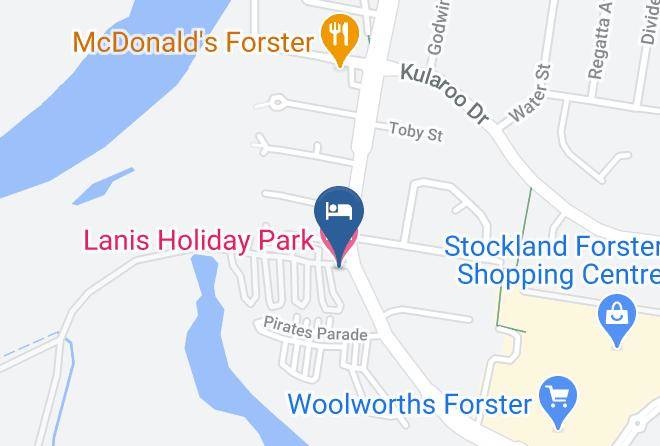 Mid Coast - Lanis Holiday Island Maps