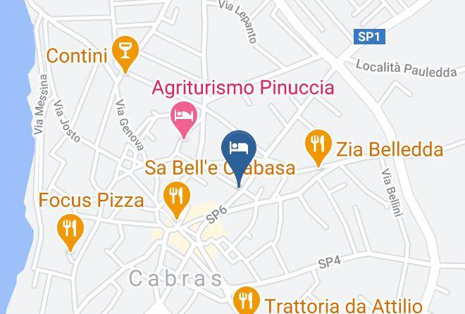 Oristano - Lanita B&b Maps