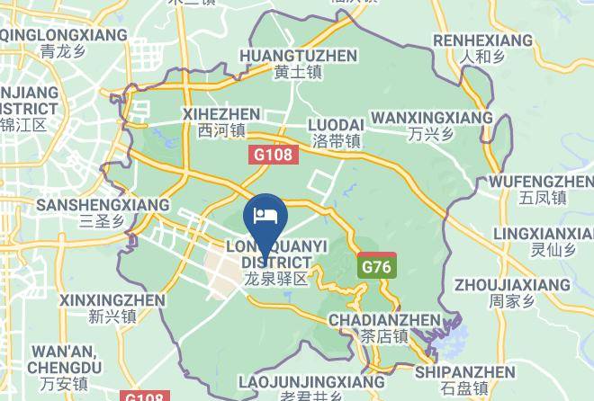 Chengdu - Lanjun Borui Hotel Maps