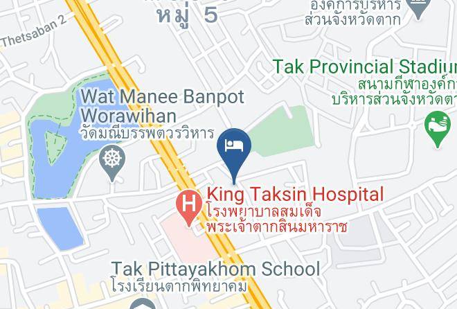 Mueang Tak District - Lanna Resort Hotel Tak Province Maps