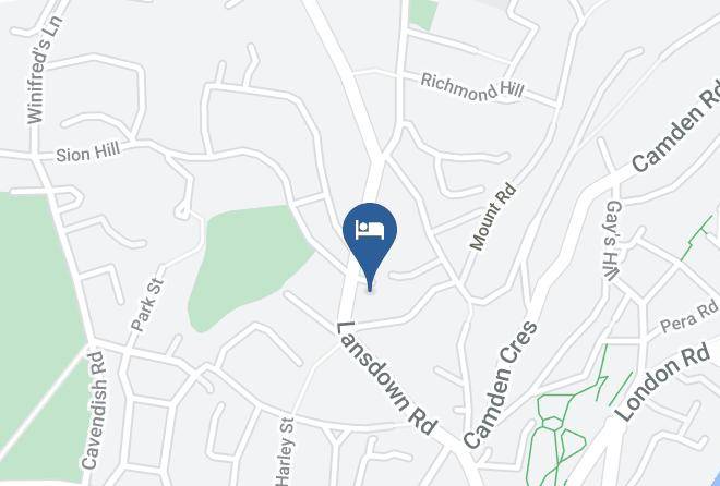 Bath And North East Somerset - Lansdown Grove Hotel Maps