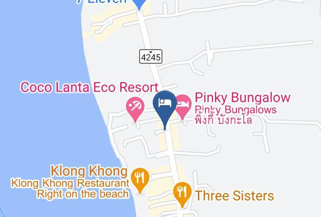 Amphoe Ko Lanta - Lanta Andaleaf Bungalow Maps