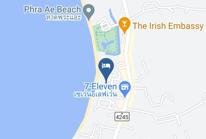 Amphoe Ko Lanta - Lanta Castaway Beach Resort Maps