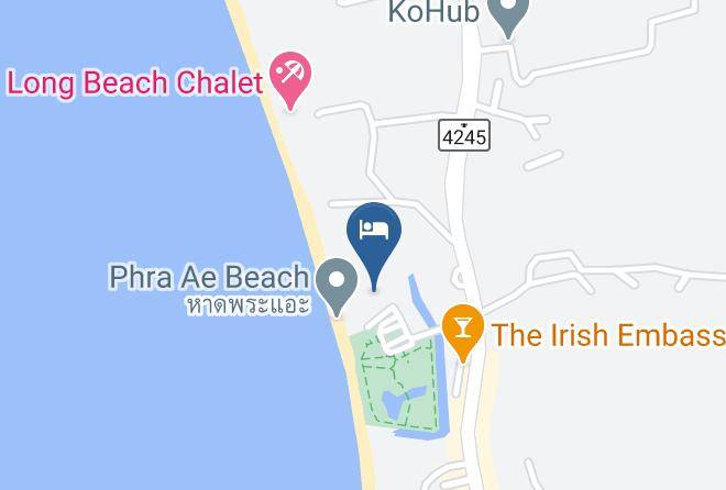 Amphoe Ko Lanta - Lanta Casuarina Beach Resort Maps
