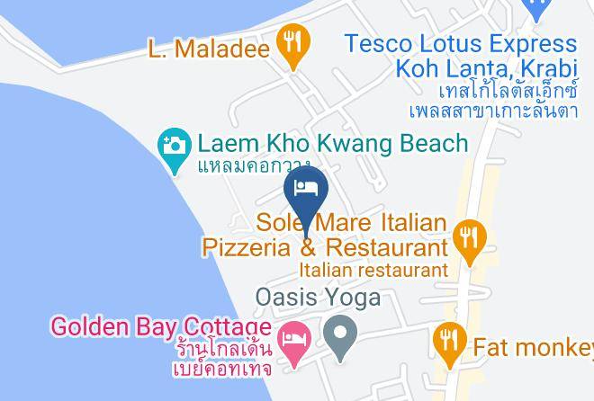 Amphoe Ko Lanta - Lanta Chada Hotel Maps