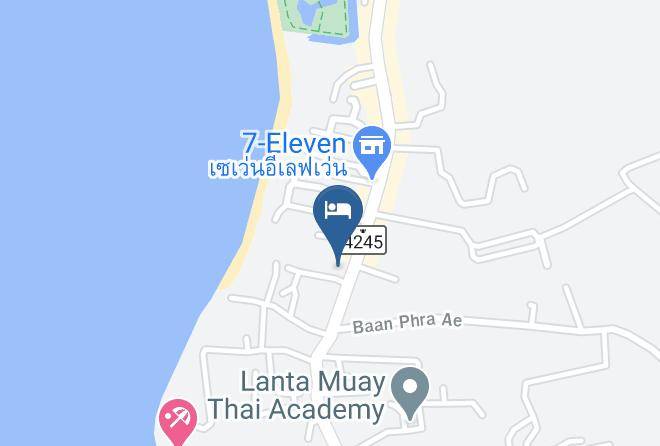 Amphoe Ko Lanta - Lanta Lily Resort Maps