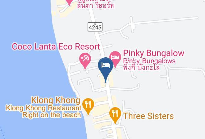 Amphoe Ko Lanta - Lanta Memory Resort Maps