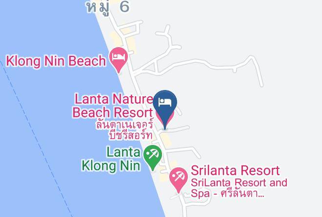 Amphoe Ko Lanta - Lanta Nature Beach Resort Maps