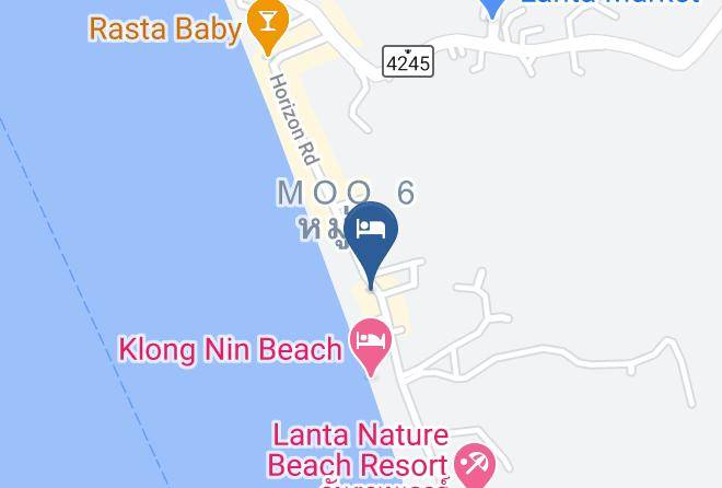 Amphoe Ko Lanta - Lanta Nice Beach Resort Maps