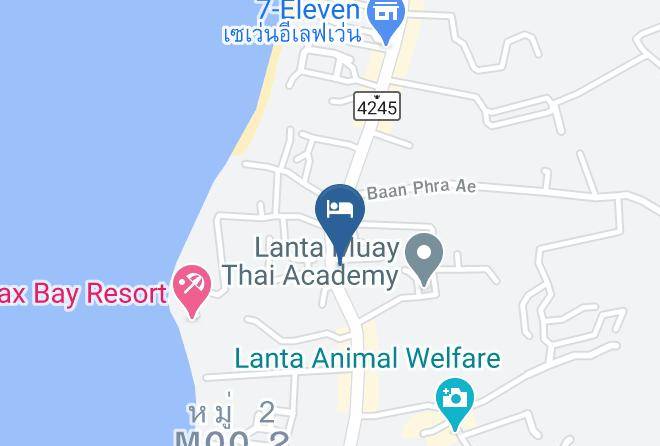 Amphoe Ko Lanta - Lanta Queen Resort Maps