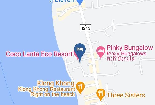 Amphoe Ko Lanta - Lanta Riviera Resort Maps