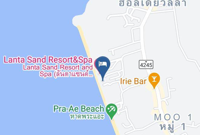 Amphoe Ko Lanta - Lanta Sand Resort & Spa Maps